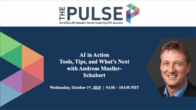 eCELLAR's The Pulse Presents: AI in Action – Tools, Tips, and What’s Next with Andreas Mueller-Schubert